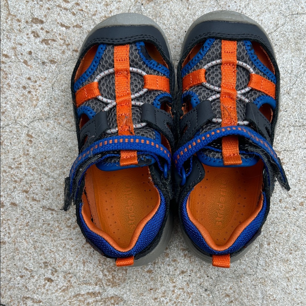 Stride Rite Kids' Orange and Blue Water Shoes